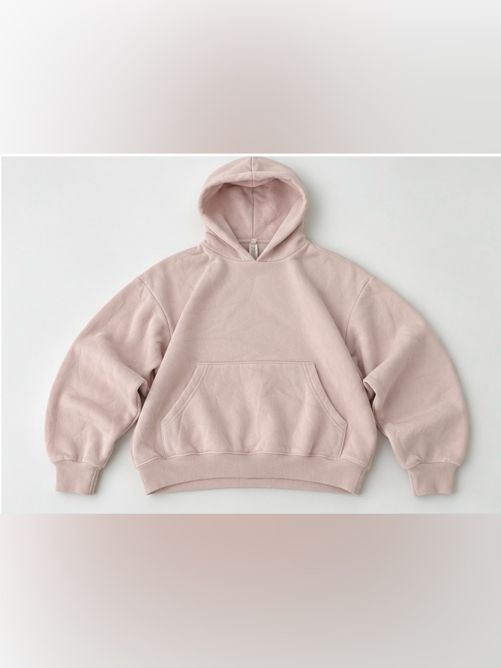SKIMS Cotton Fleece Classic Hoodie Barely Pink Size S